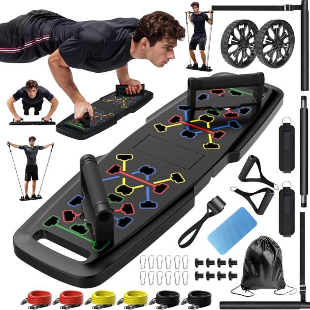 Push-Up Board Home Gym (Portable Set)