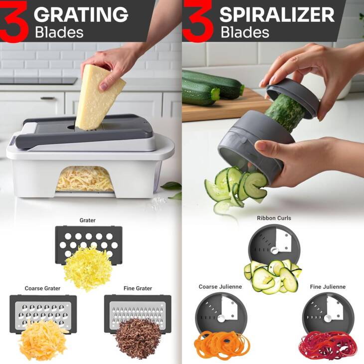 Mueller Pro Vegetable Chopper For Kitchen - Image 5
