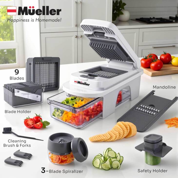 Mueller Pro Vegetable Chopper For Kitchen - Image 6