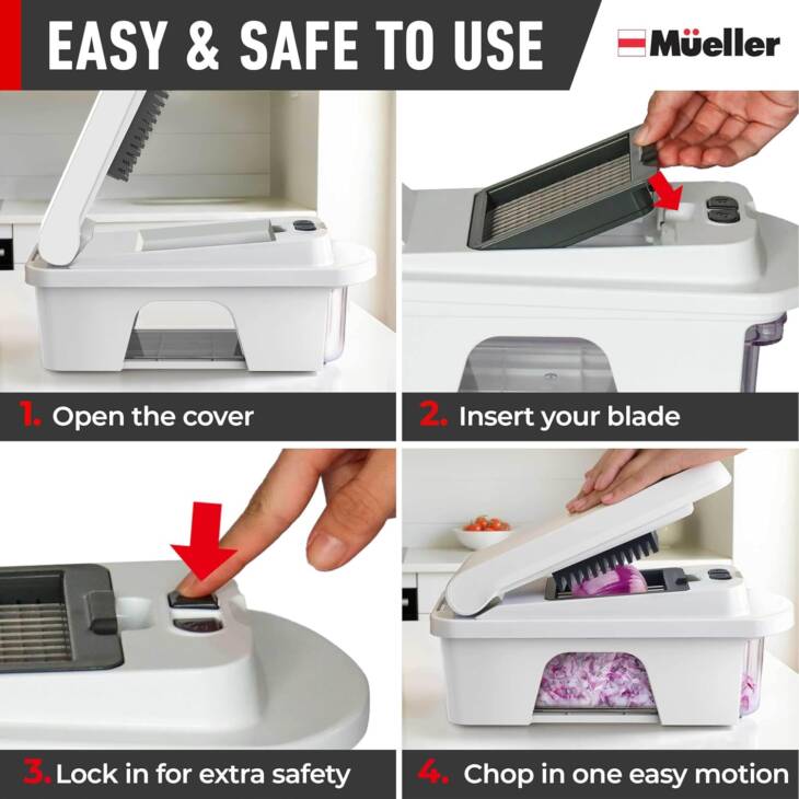 Mueller Pro Vegetable Chopper For Kitchen - Image 7